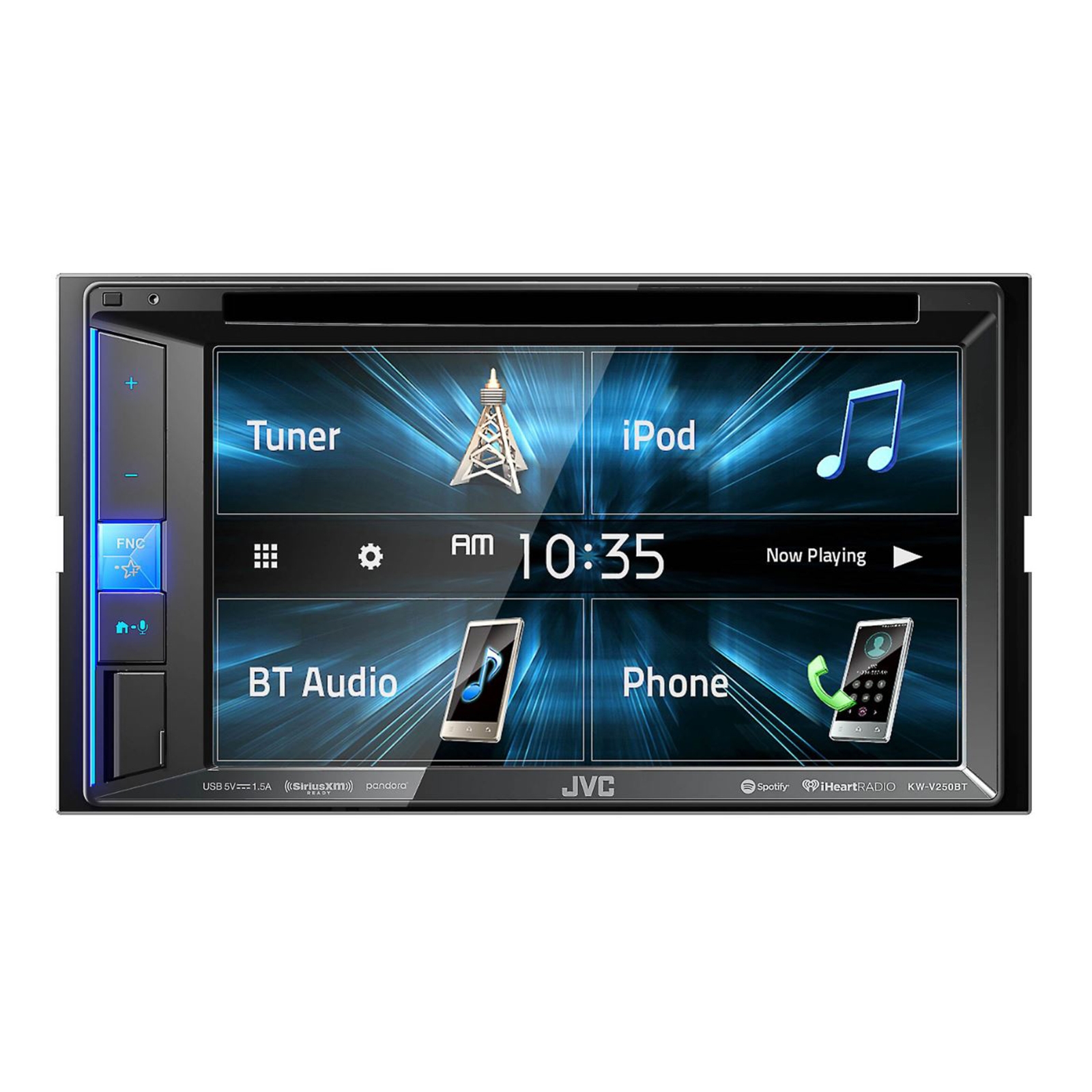 JVC Double DIN Bluetooth DVD CD Touch Screen Radio 500W 6x9 JVC Car