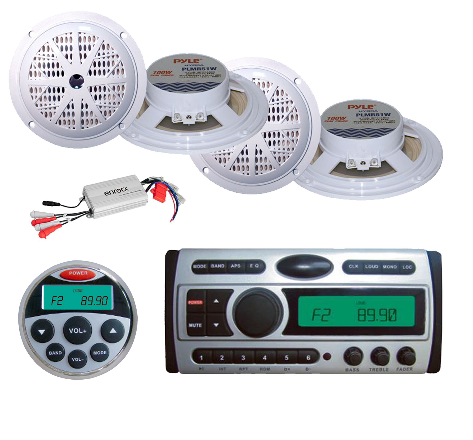 Find PLCDMR97 Marine AM/FM CD Mp3 Radio+ Marine Remote, 800W Amp,4x