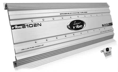 New Silver Lanzar VIBE2102N Vibe 6000 Watts 2 Channel MOSFET Car