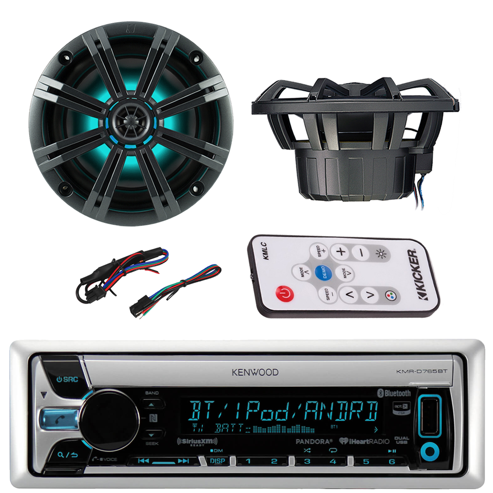 marine cd player and speakers