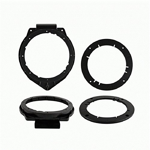 JVC 6.5" 300W Max Car Speakers - 4 Pack With Adapters & Wire Kit For Toyota