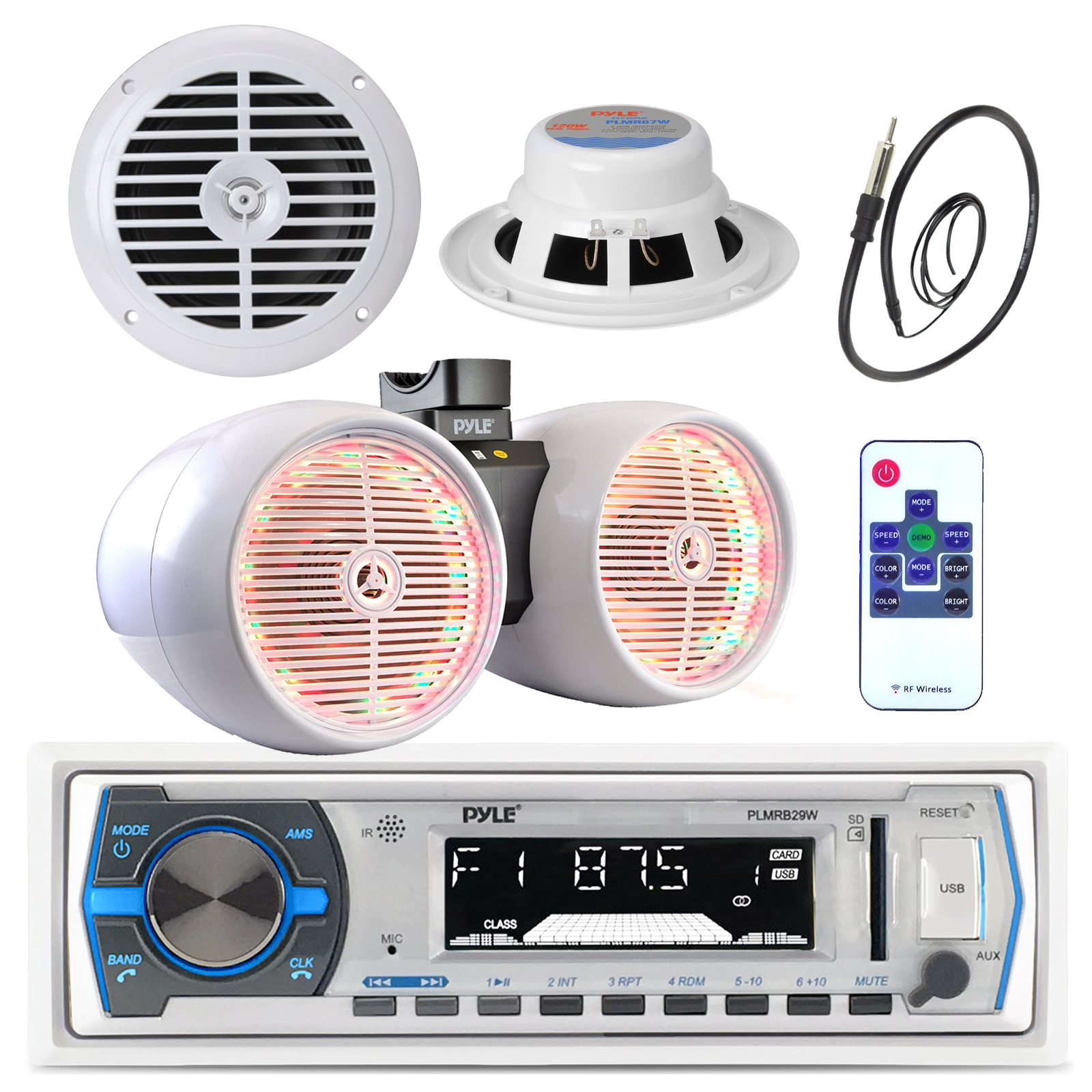 bluetooth boat tower speakers