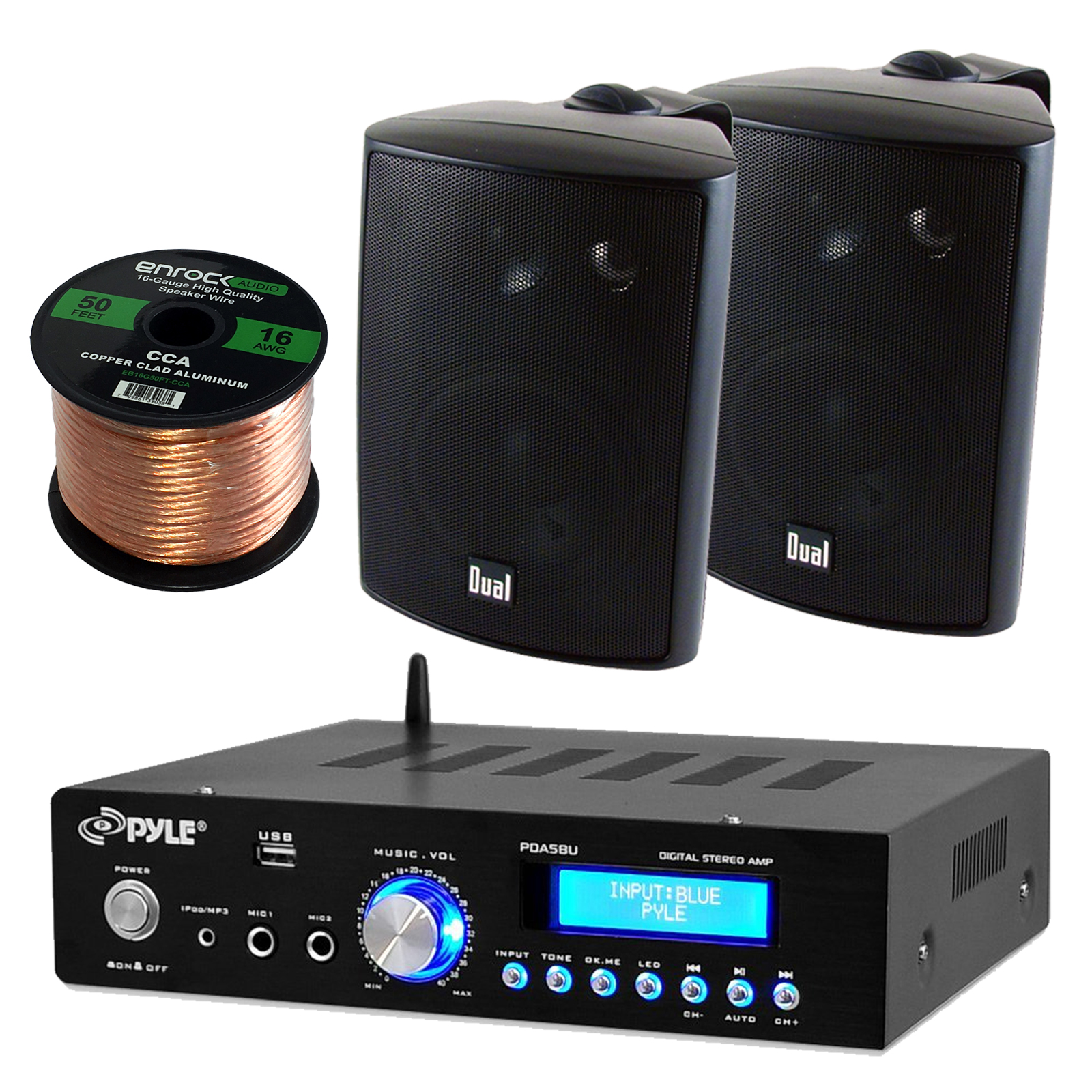 outdoor speaker amplifier bluetooth