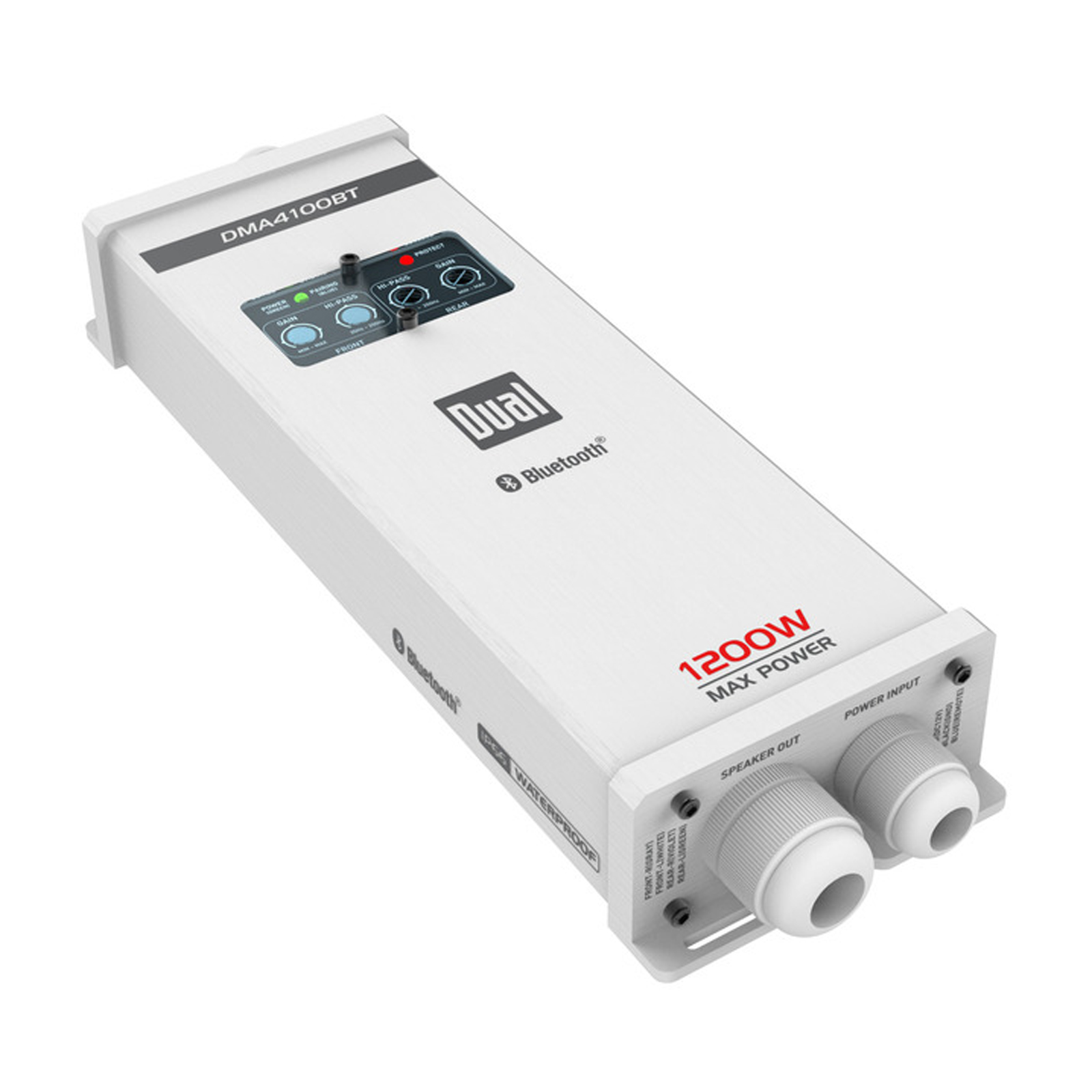 Dual Marine DMA4100BT 4 Channel, Class D Amplifier w/ built-in Bluetooth, 827204111031 | eBay