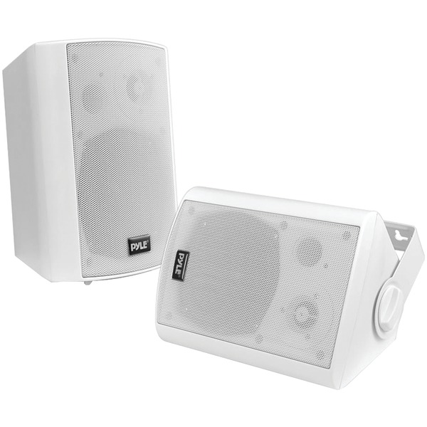 6.5 Indoor//Outdoor Pyle PDWR62BTBK Wall Mount Waterproof /& Bluetooth Speakers