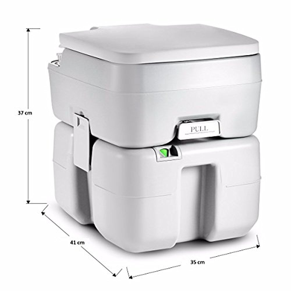 Portable Toilet Outdoor & Travel Toilet, 5.3 Gal. SLCATL320