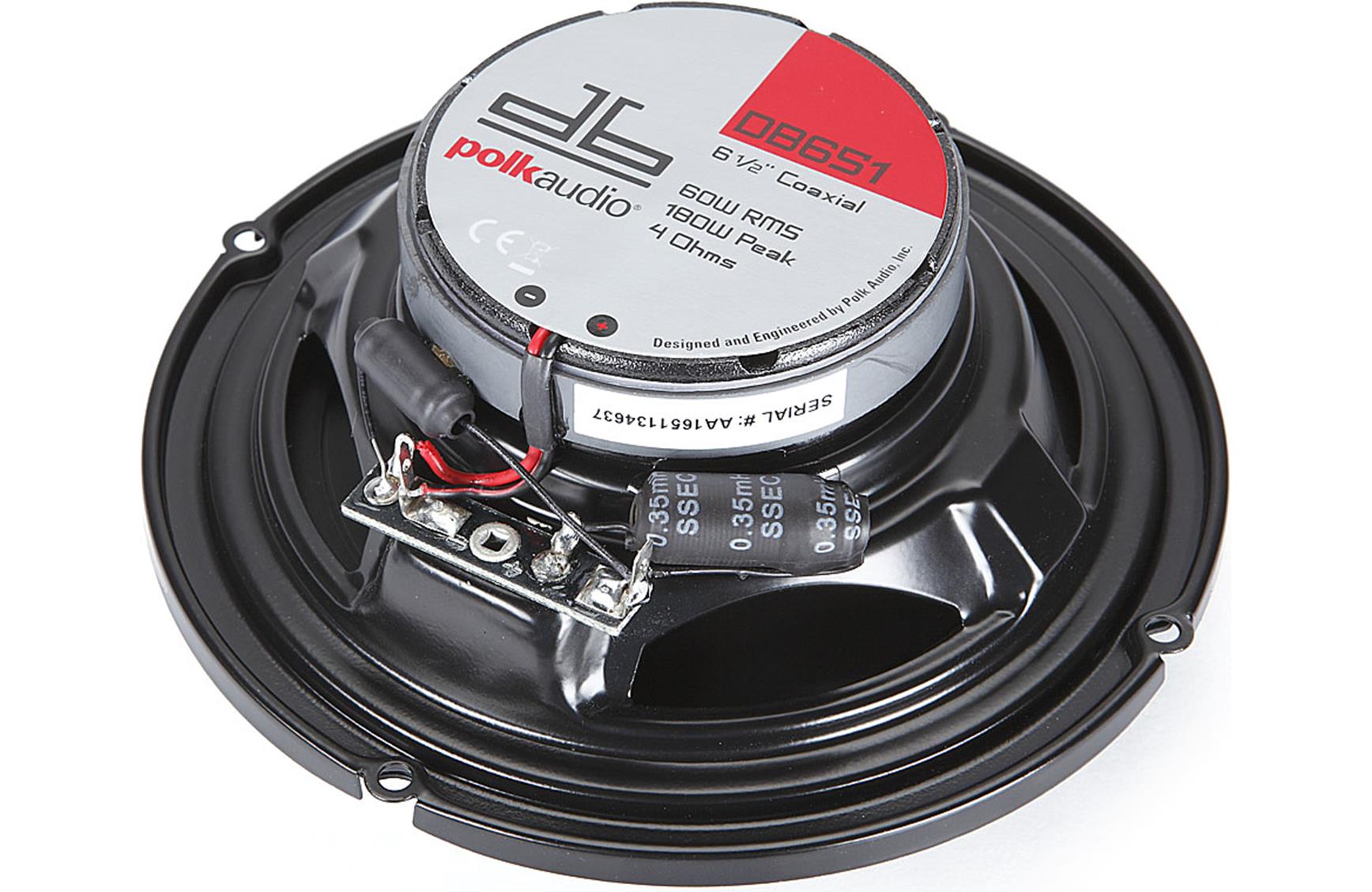 New Polk Audio DB651 6.5" Inch 2 Way Car Marine Boat Coaxial Stereo