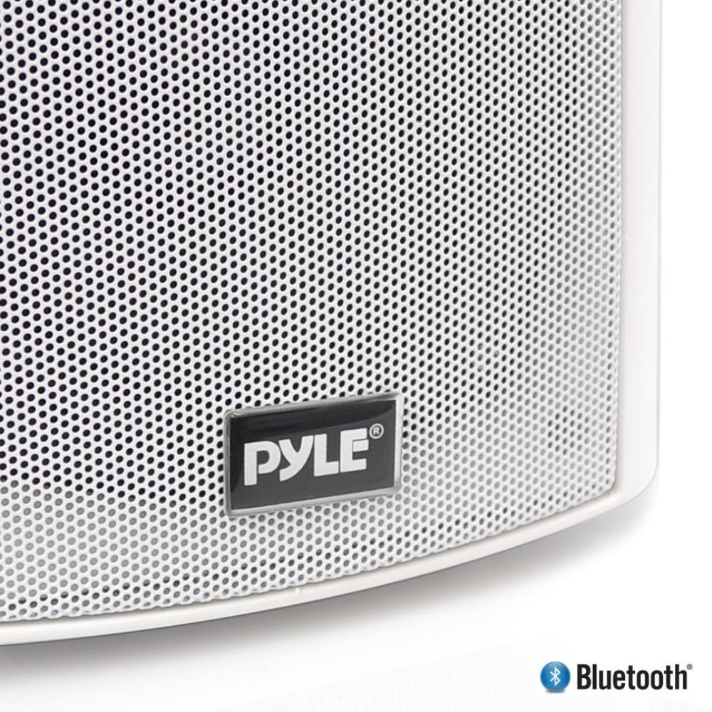 Pyle Wall Mount Waterproof & Bluetooth Speakers, 5.25'' Indoor/Outdoor