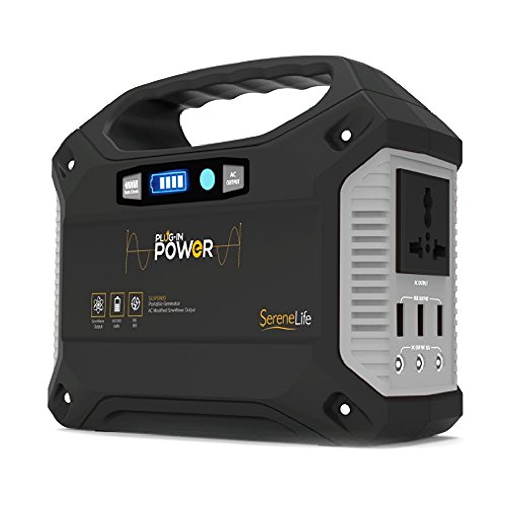 SereneLife SLSPGN20 Rechargeable Battery Portable Power Generator 155