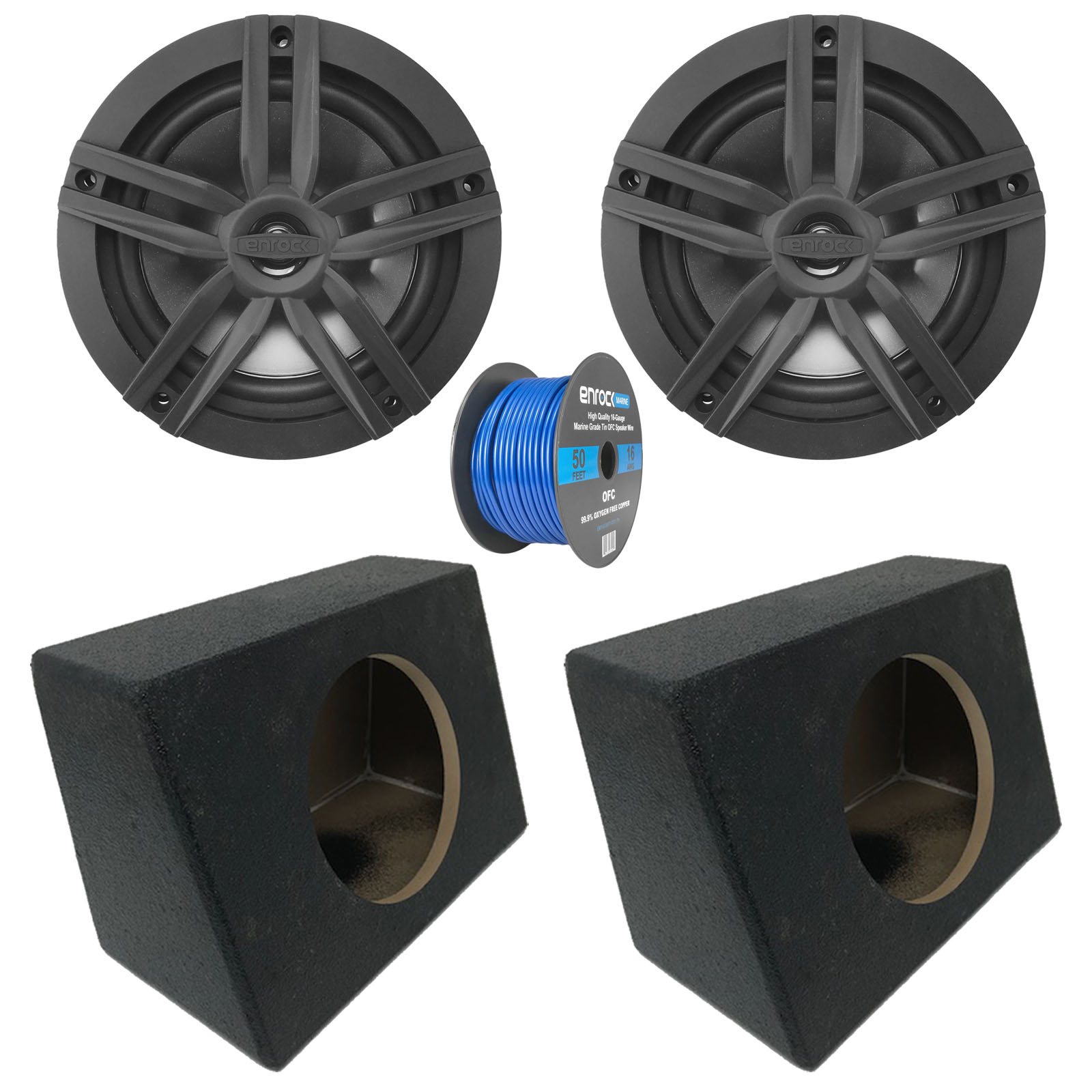 plastic 6.5 speaker enclosure