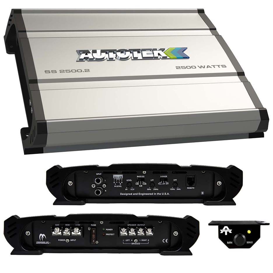 Autotek Super Sport Amplifier 2500 Watt 2 Channel 806576226529 | eBay