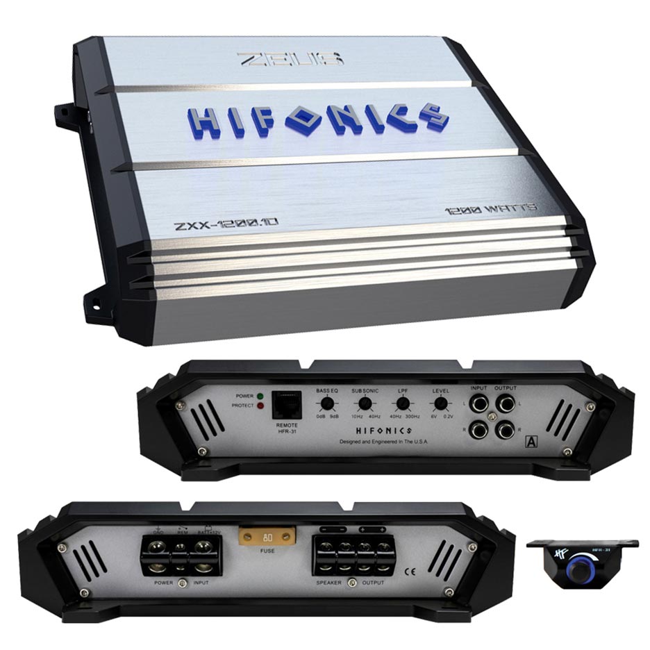 Hifonics Zeus 1200 Watt Mono D Class Amplifier 1 Ohm 806576226413 eBay