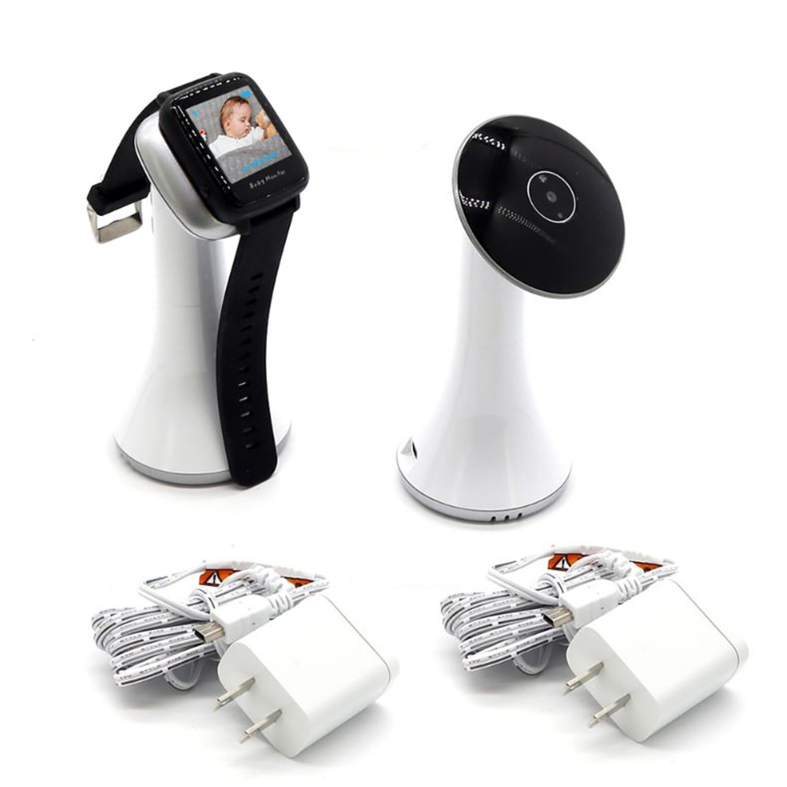 Smart Baby Monitor w/ Wearable Video Smart Watch (Child Monitoring