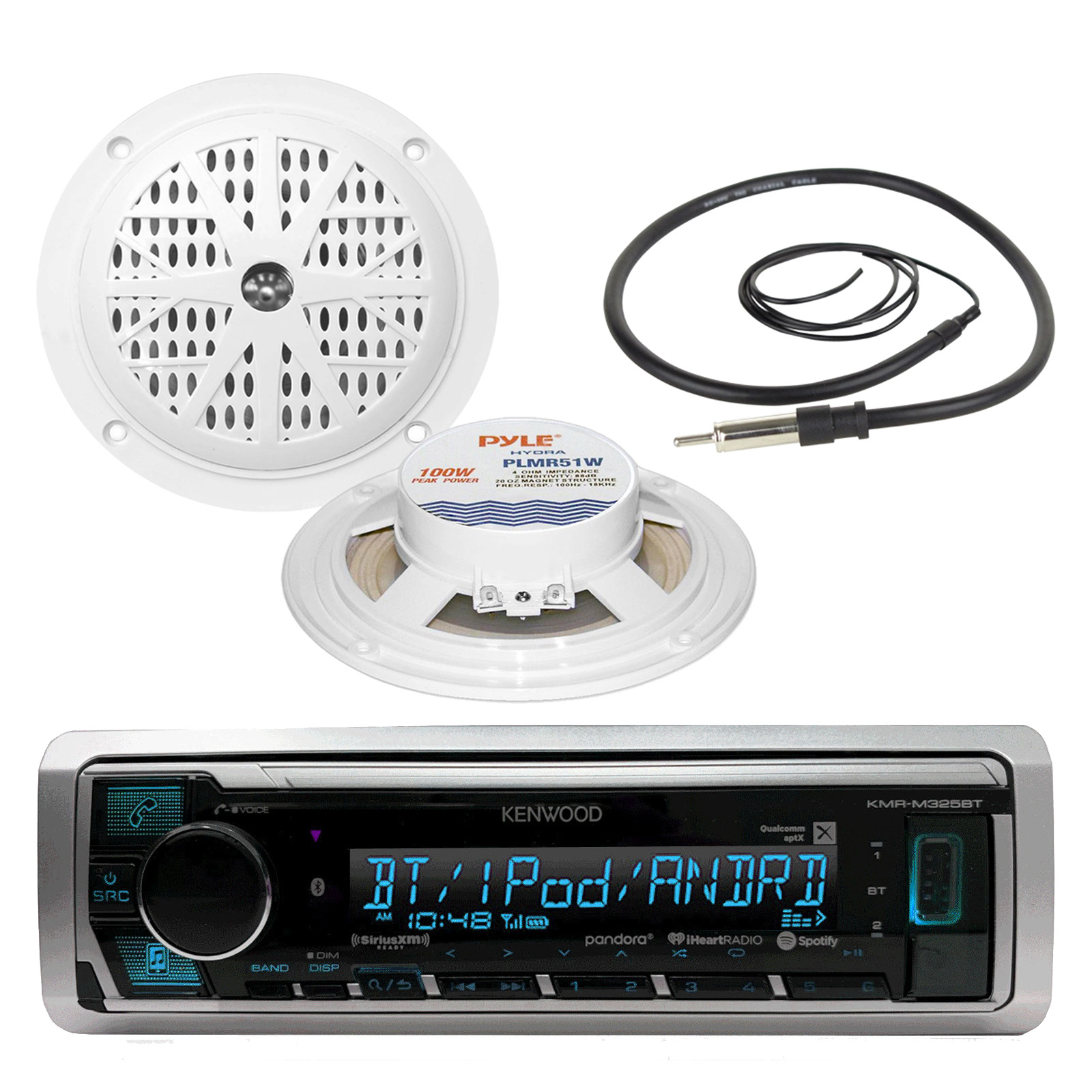 Boss Marine Radio Fernbedienung MP3 Bluetooth USB iPod Outdoor Boot 200 Watt