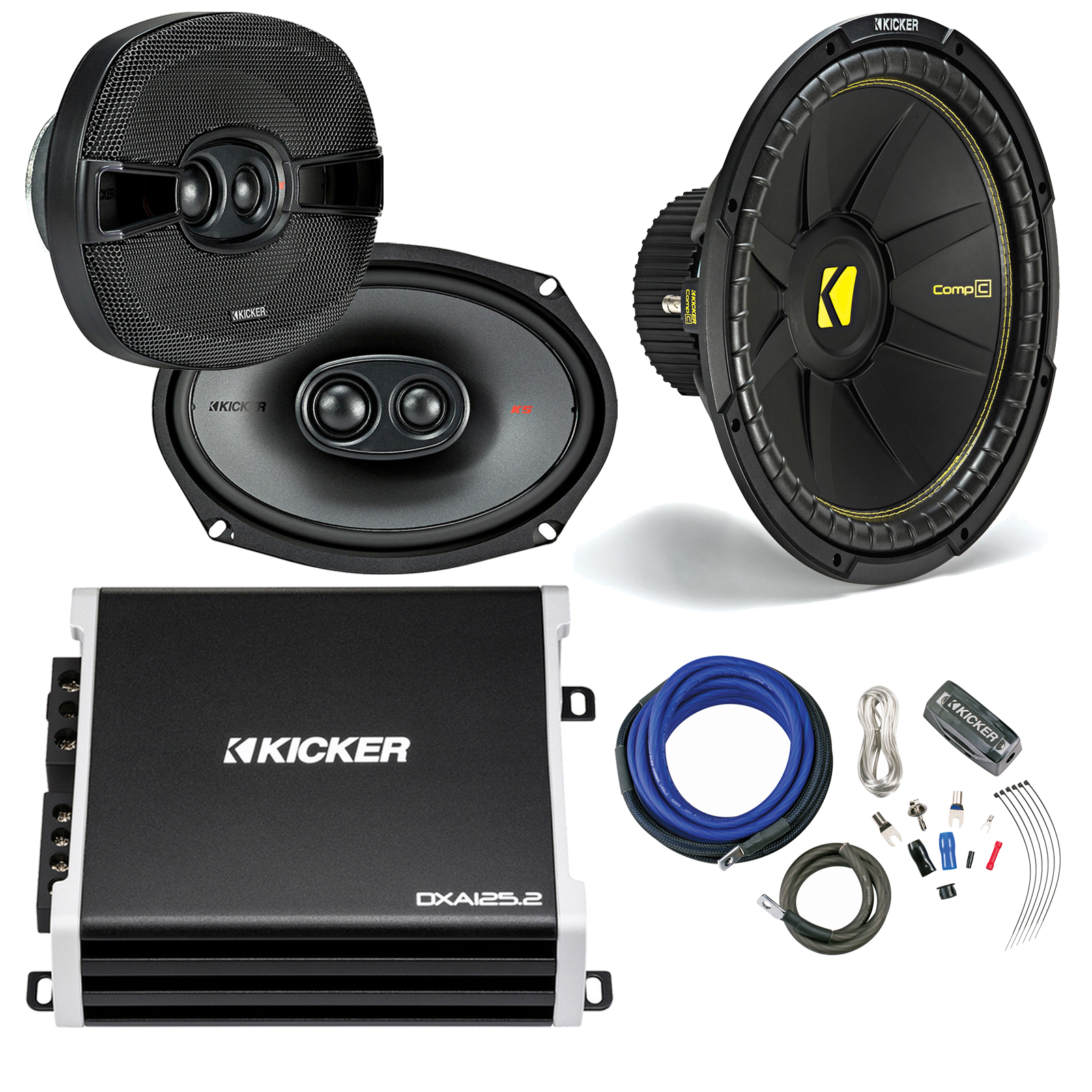3 speakers 2 channel amp