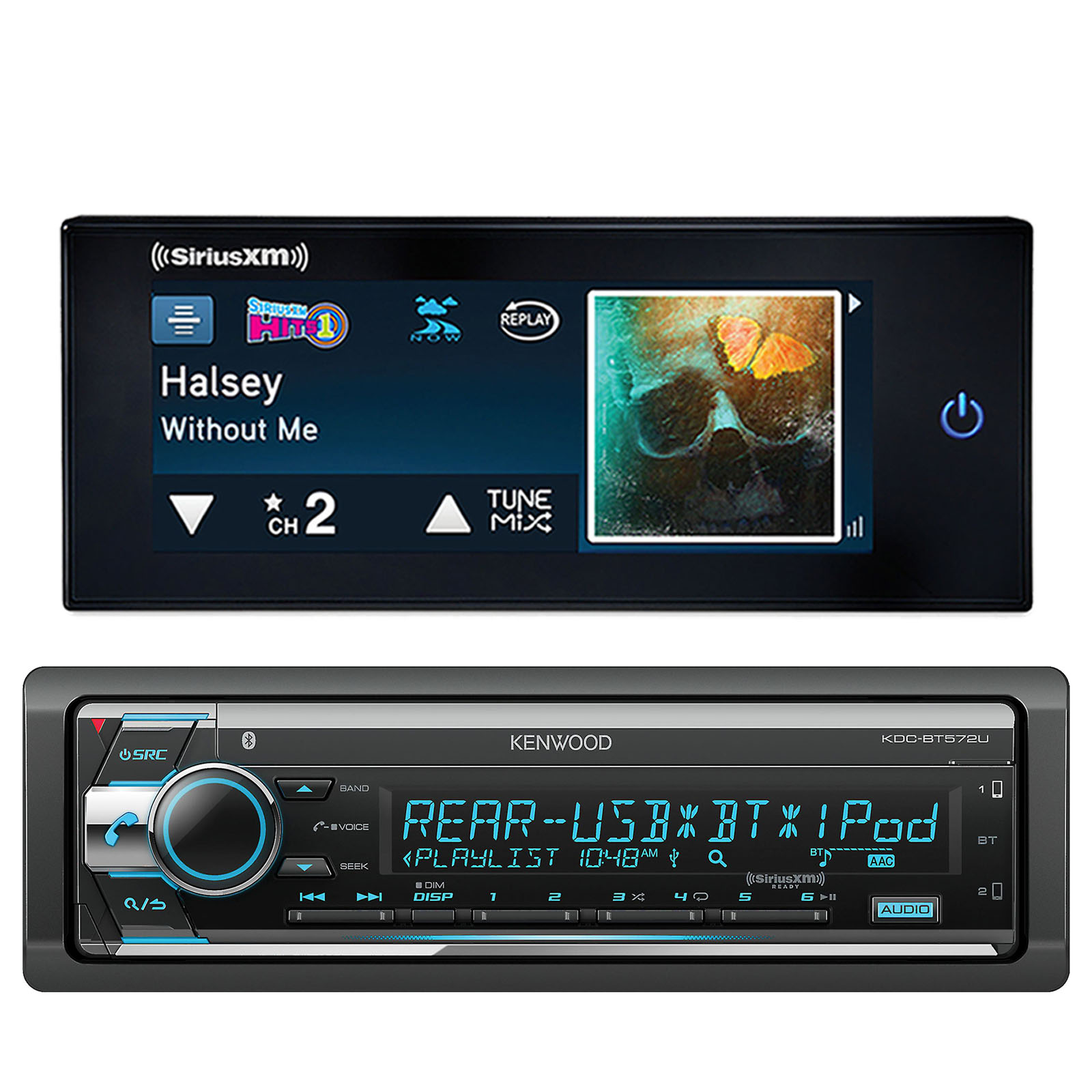 Kenwood CD AM/FM Bluetooth Stereo Receiver, Sirius