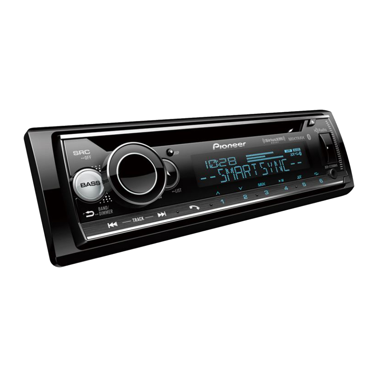 Pioneer DEHS7200BHS SingleDIN CD Player Bluetooth HD