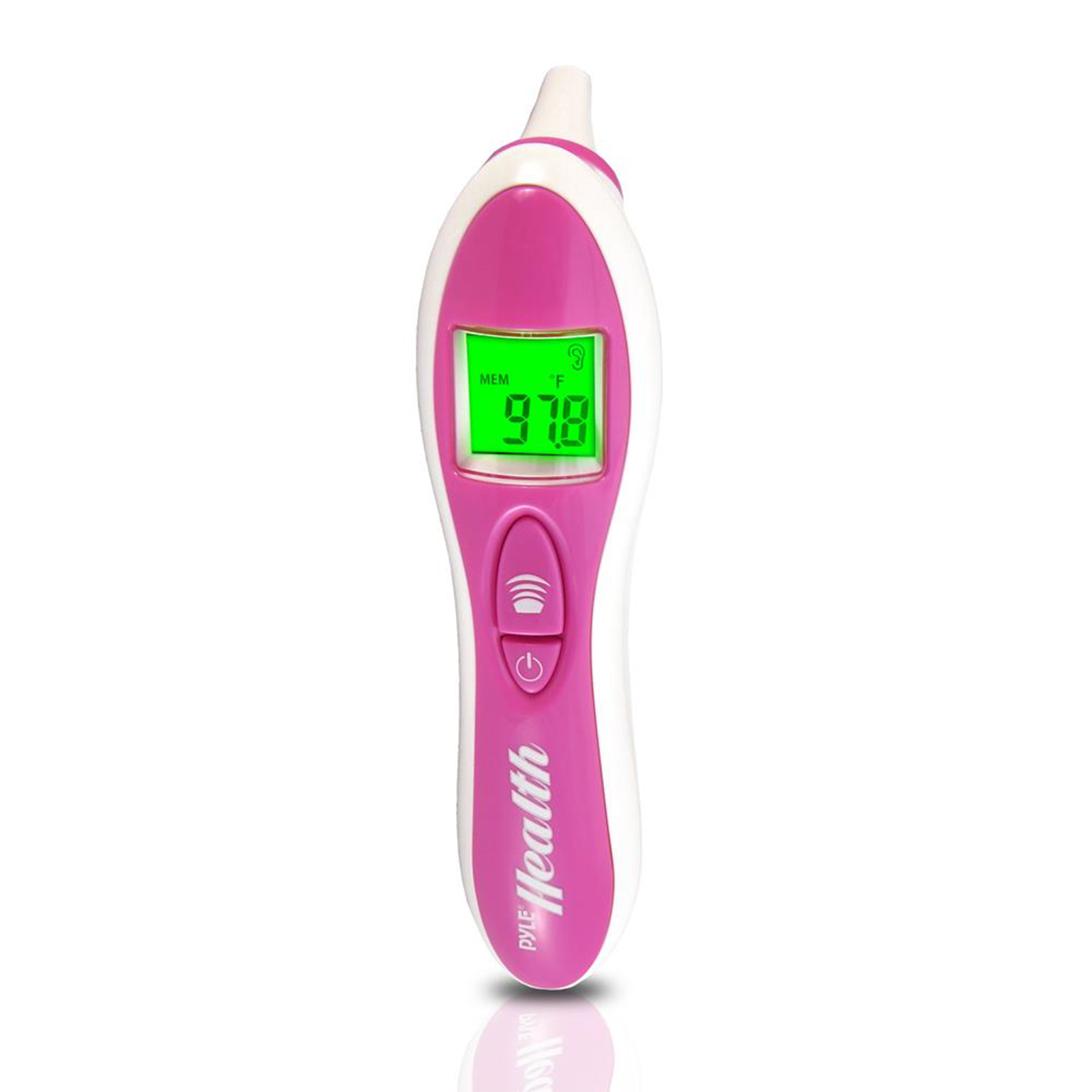 Pyle Digital Bluetooth Infrared Ear Thermometer with LCD Display