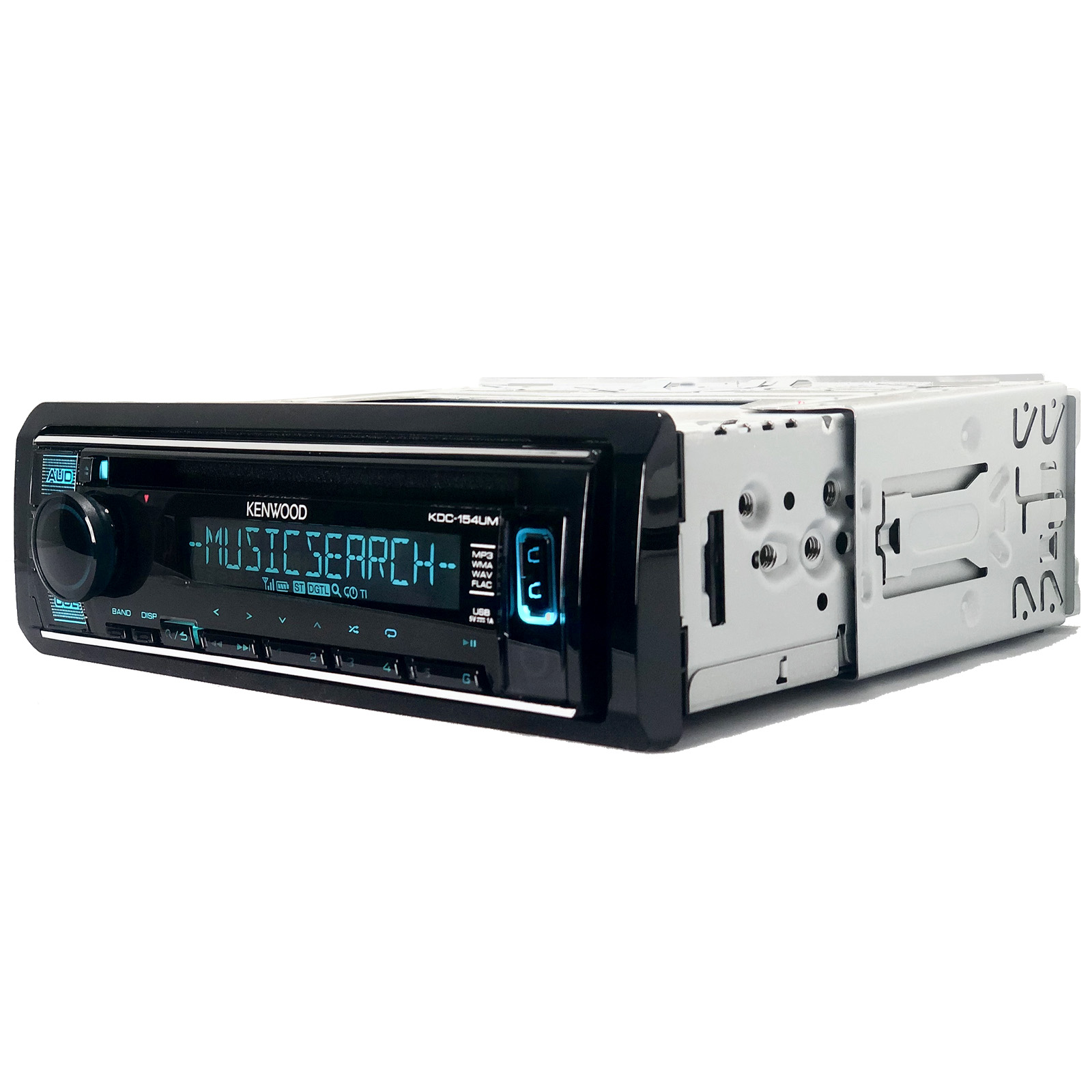 Kenwood Single DIN AM/FM Stereo USB AUX CD Player Receiver System with