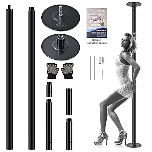 Barre De Danse/pole Dance Tournante SereneLife SLDPBK - Garantie 1 An