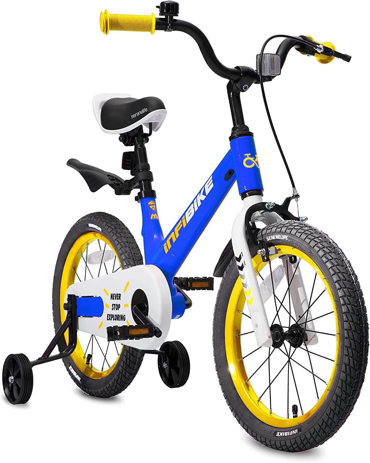 SereneLife SLBKBLU62 16Inch High-End Kids' Bike Bicycle