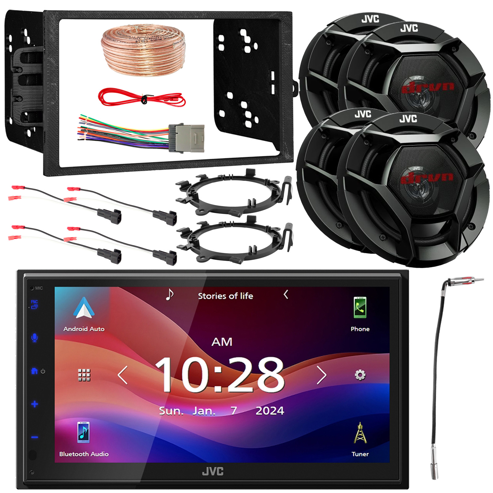 JVC Bluetooth FMラジオCD複合デッキ Amazon.com: JVC in-Dash Marine Bluetooth USB AUX AM/FM Radio