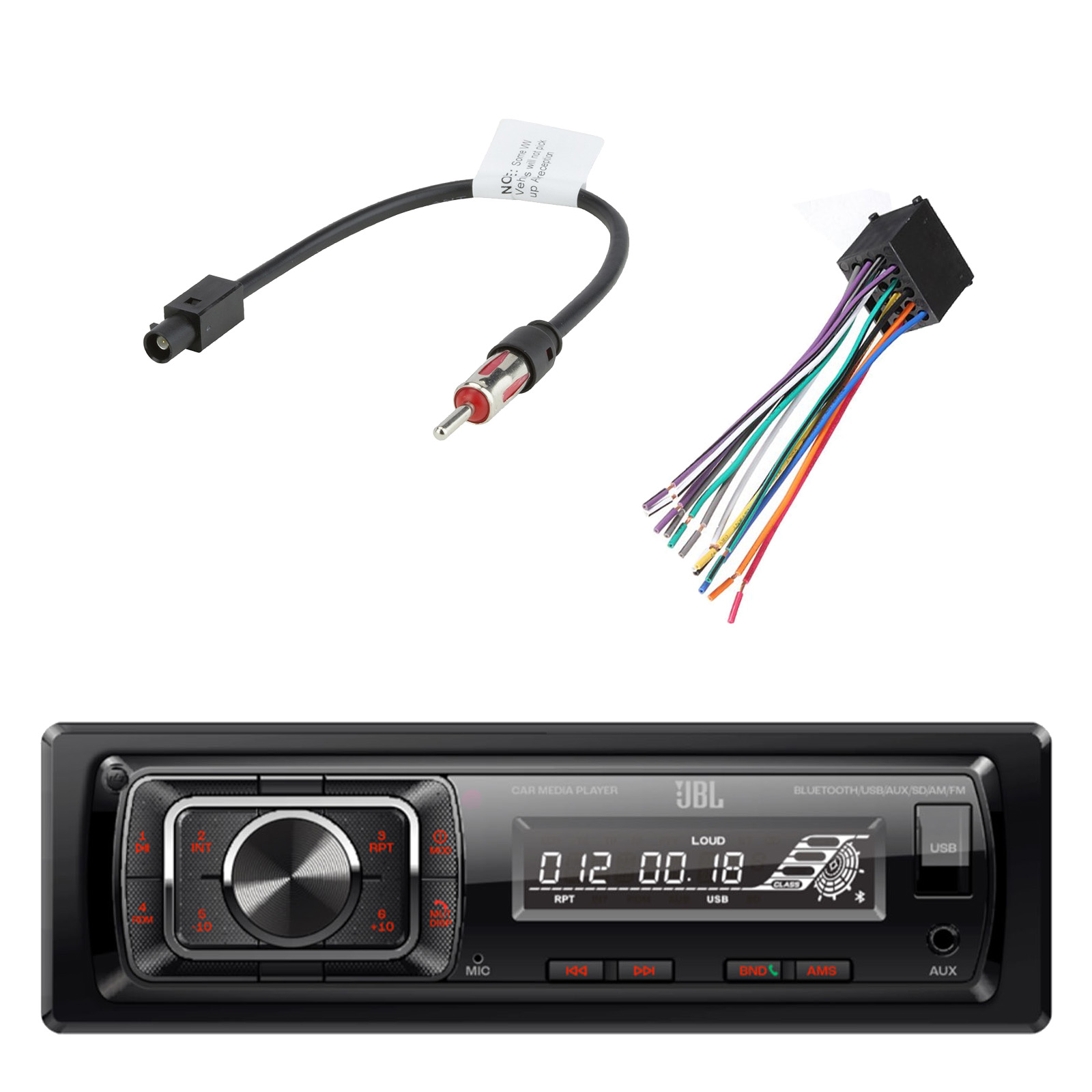 JBL Celebrity150 in-Dash Bluetooth Radio, Antenna Adapter