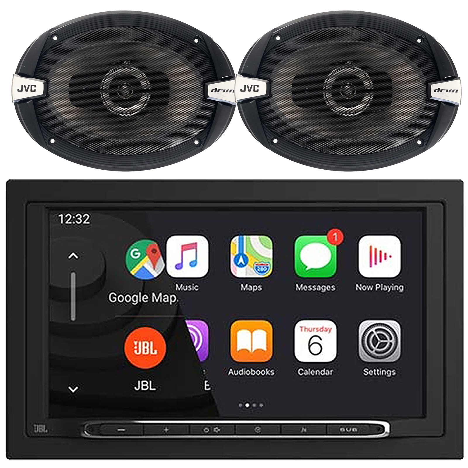 JBL Legend 700 2-DIN Bluetooth Radio, 2x 6x9